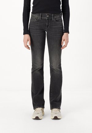 Džíny Bootcut - black denim