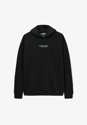 Weekend Offender, COBAIN WOAN WITH SEAMED IN POCKETS - Hættetrøje - black amazonite