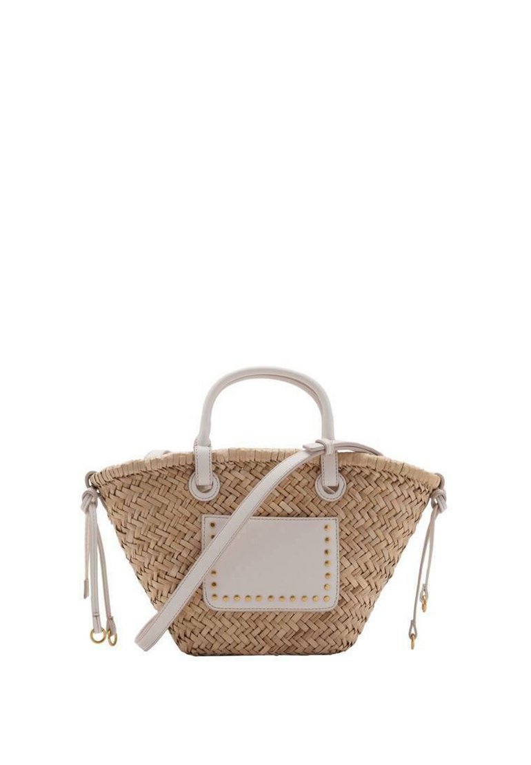 Mango TANGER - Bolso de mano - off-white