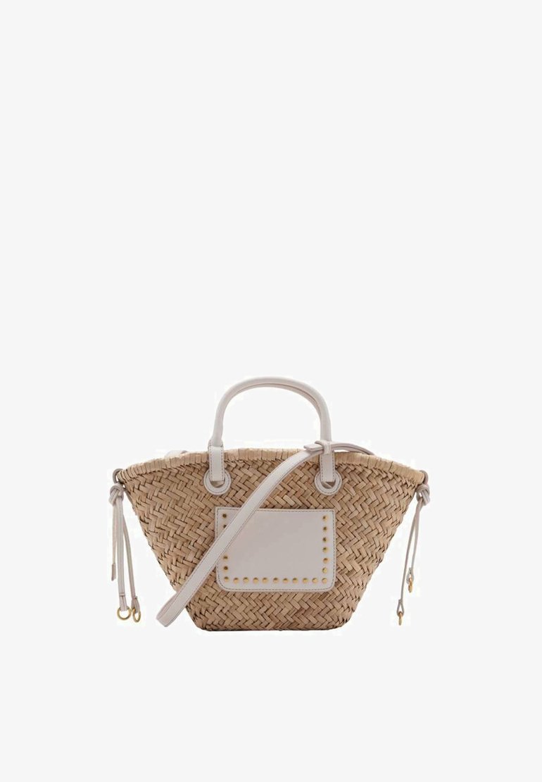 Mango TANGER - Bolso de mano - off-white