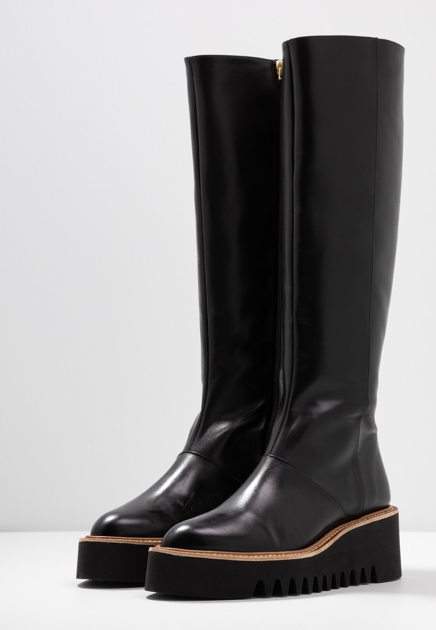 BRIANA Laarzen met sleehak black BRIANA Laarzen met sleehak black