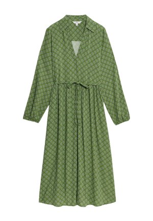 Marks & Spencer, PRINTED V-NECK MIDI - Maxikleid - green mix