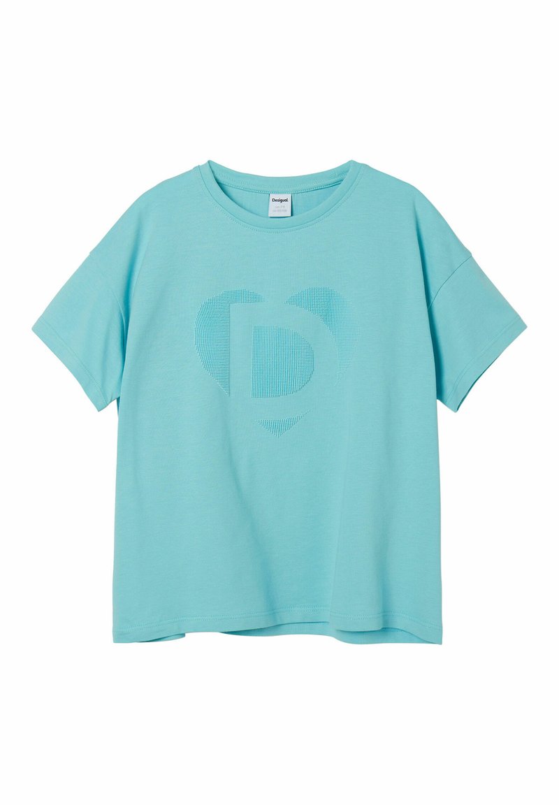 Desigual T-shirt print blauw Desigual T-shirt print blauw