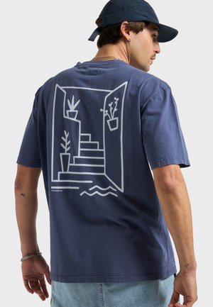 SANT MIQUEL - Camiseta estampada - navy blue