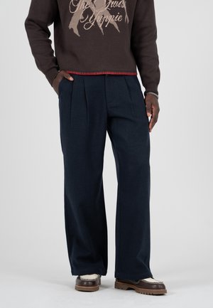 DOUBLE PLEATED CLUB  - Bukser - navy