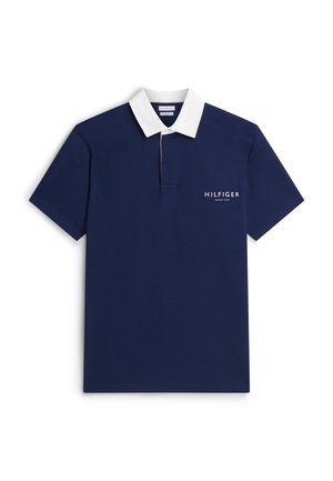 Tommy Hilfiger, CLASSIC FIT RUGBY ATHLEISURE SAIL PACK - Poloshirt - carbon navy