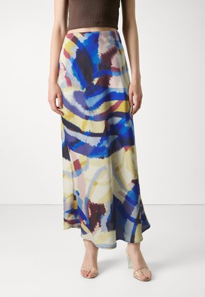 VIVIKKA SKIRT - Maxi sukně - navy blazer