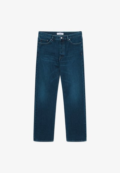 WOOD WOOD WW TYPE 2 DENIM STRAIGHT LEG - Blugi drepți - dark ocean