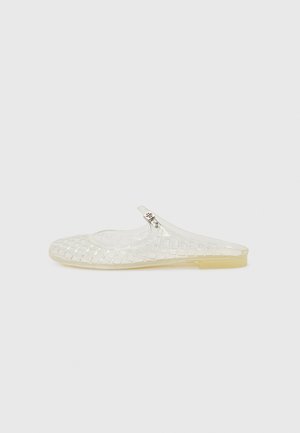 Tory Burch MELLOW MARY JANE - Sandales de bain - clear/silver