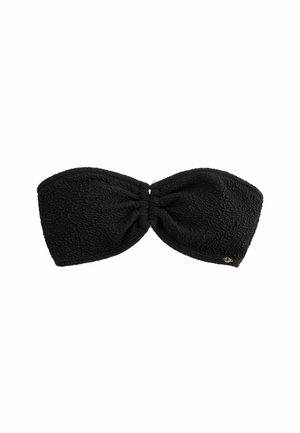 TRIM BANDEAU - Bikinitop - black textured