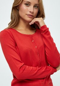 Minus MINEW LAURA CARDIGAN - Kardiganas - lava red