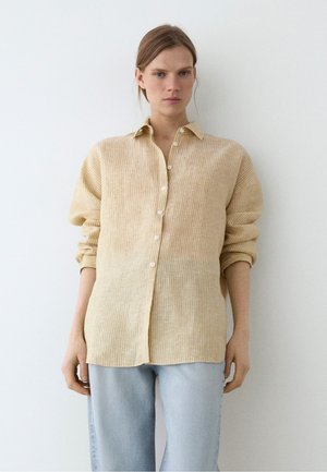 Massimo Dutti Hemdbluse - yellow