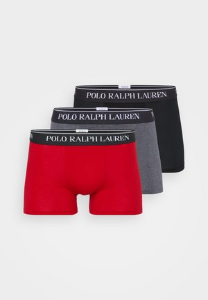 Polo Ralph Lauren TRUNK 3 PACK - Trunks - black/grey heather/red