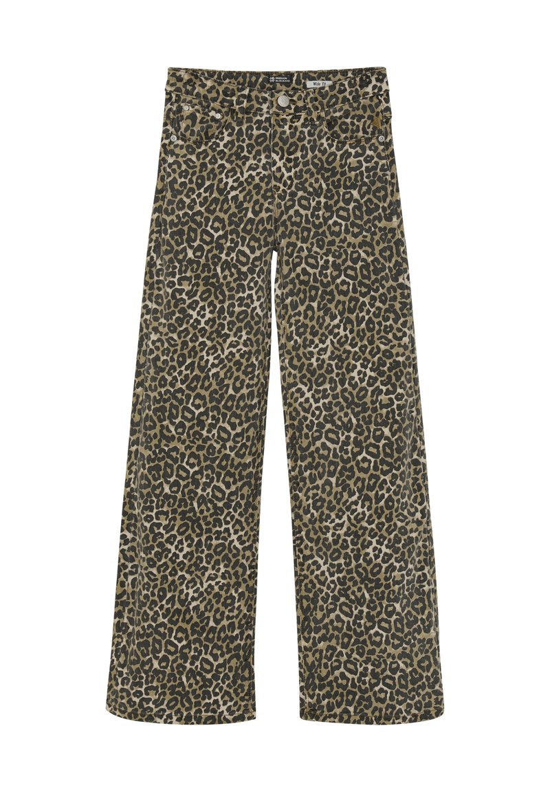 Indian Blue jeans WIDE FIT LEOPARD - Jeans relaxed fit - cornstalk