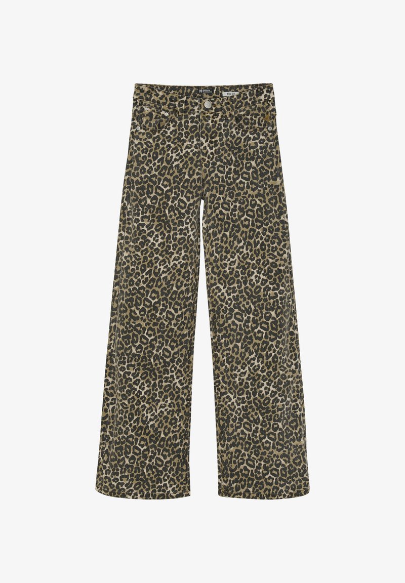 Indian Blue jeans WIDE FIT LEOPARD - Jeans relaxed fit - cornstalk