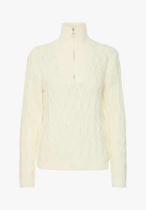 b.young BYOTINKA HALFZIP JUMPER - Trui - marshmallow