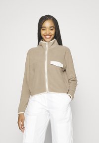 Quiksilver SCREEN - Veste polaire - fossil/marron - ZALANDO.FR