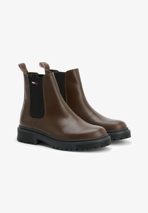 FLAT - Korte laarzen - truffle brown