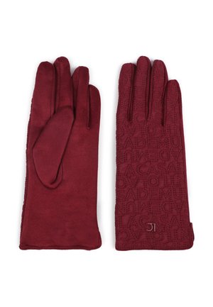 Guantes - burgundy