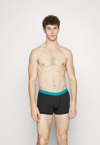 Pier One 5 PACK - Cuecas boxer - black/teal/blue
