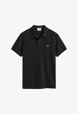 GANT, SLIM SHIELD - Polo - black