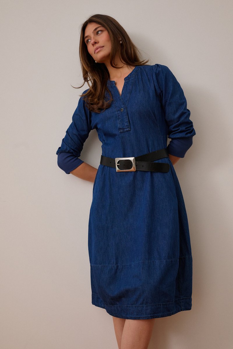 knit turtleneck sweater dress Kieran Ribbed Black / M basscon-wasteland main image 1