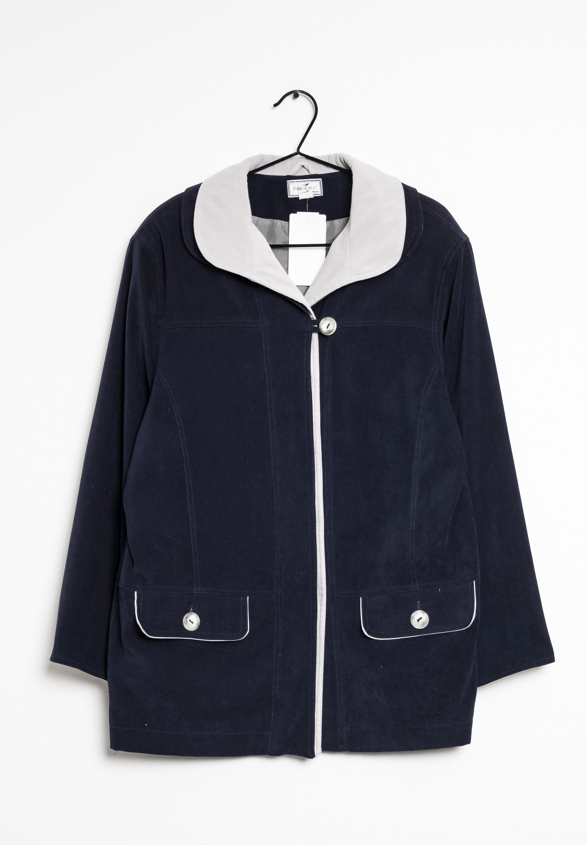 Short Femme Nicole Farhi Bleu Marine - Taille UK 8, Laine - Occasion Très Bon état