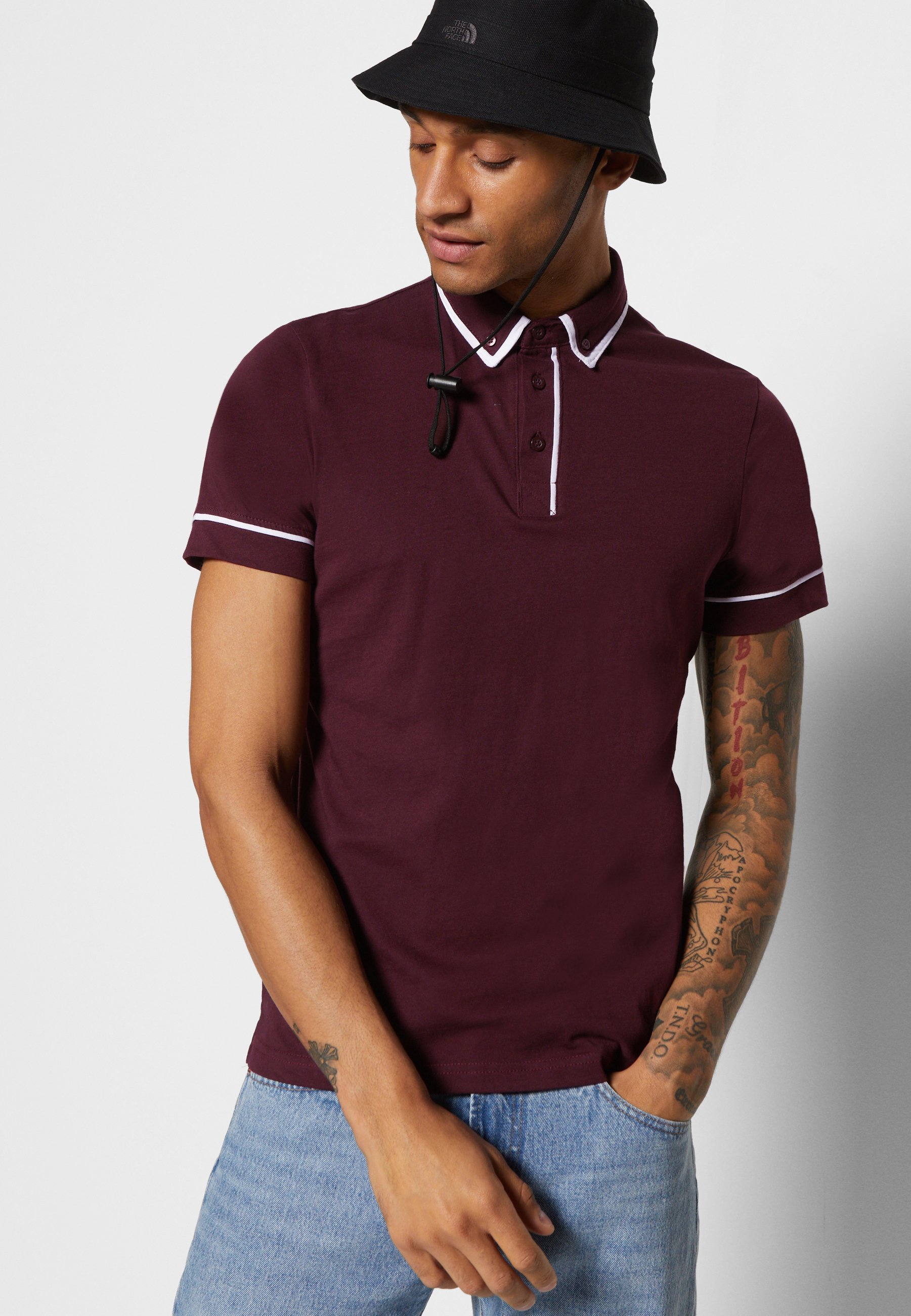 Brave Soul VIRGILC - Polo shirt - dark 