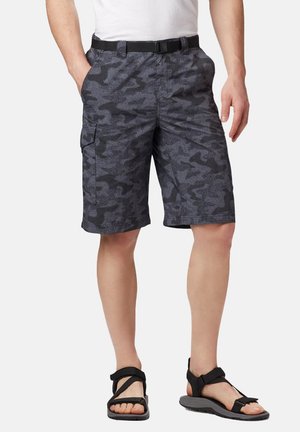 PRINTED - Outdoor Shorts - black heather printed