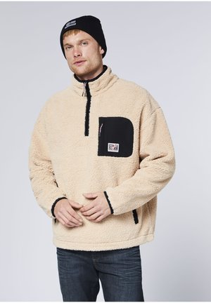 COMFORT FIT - Fleecepullover - sand