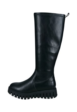 Platform boots - schwarz