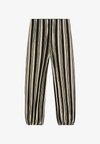 STRIPED SAROUEL TROUSERS - Trousers - black
