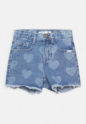 SUNNY - Džínové kraťasy - retro wash/hearts