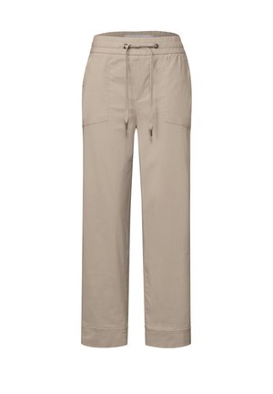 Street One MIT TURN-UP - Trousers - beige