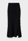 YASSTELA  LONG SKIRT - Ozko oprijeto krilo - black