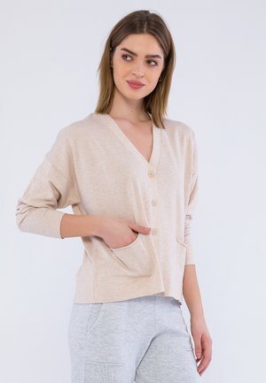 BRAD SOCKS - Cardigan - beige melanj