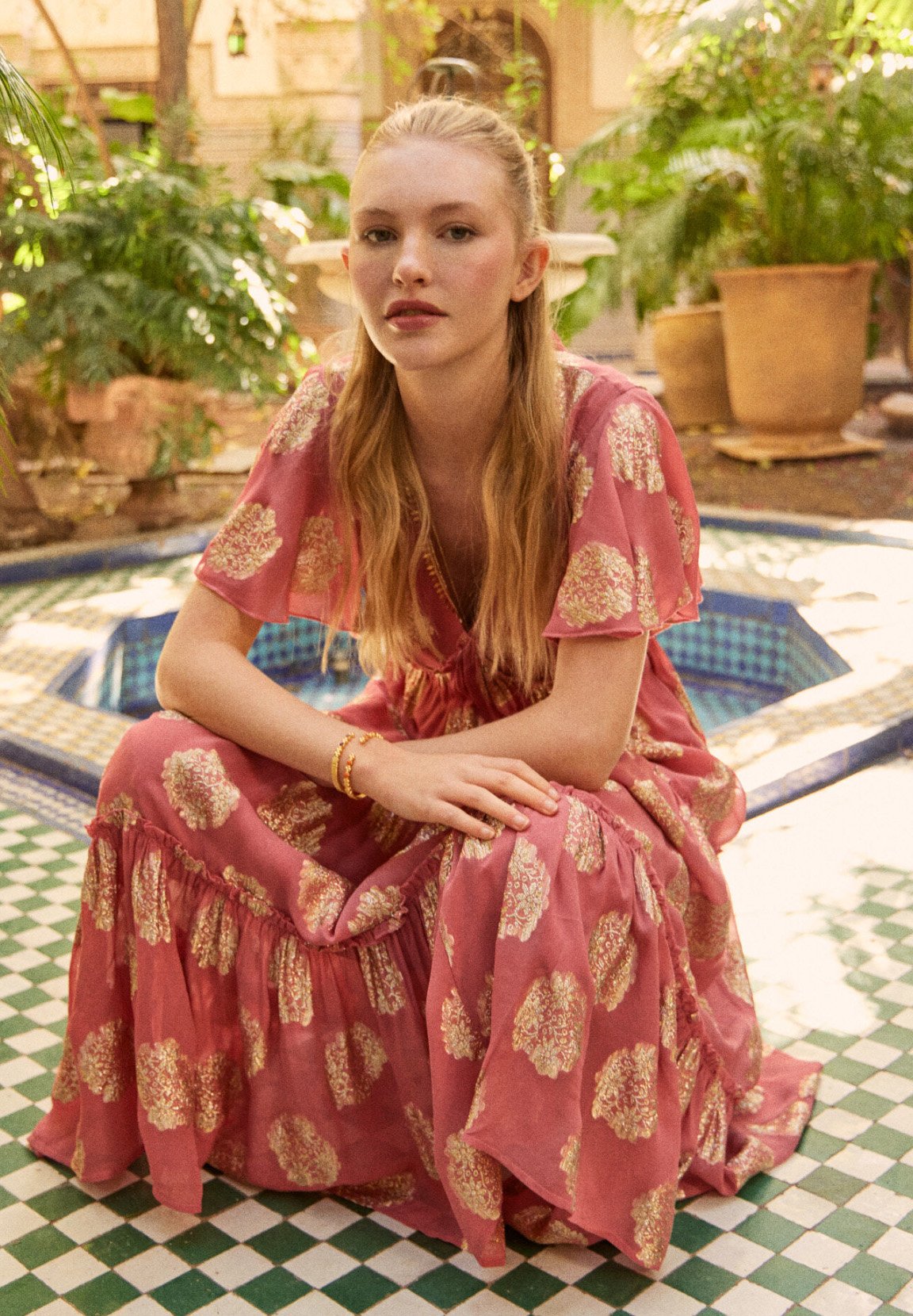 Hoss Intropia Maxi dress - pink - Zalando