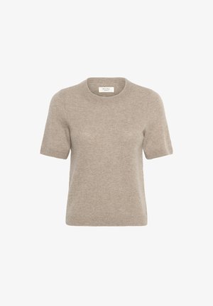 Part Two, PART TWO EVERLOTTAPW PU - Basic T-shirt - light camel melange