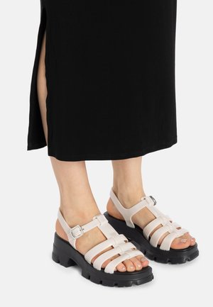 Platform sandals - weiß
