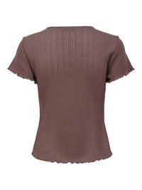ONLY ONLCARLOTTA  - Lihtne T-särk - rose brown