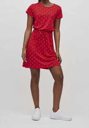 Jerseyklänning - dark red