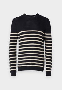 GERONO - Jumper - dark blue
