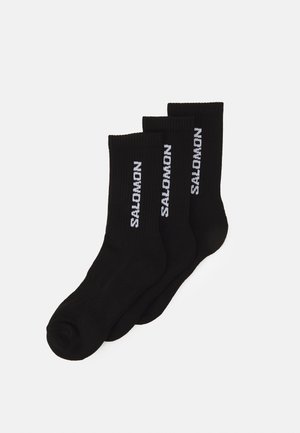 Salomon EVERYDAY CREW UNISEX 3 PACK - Calcetines - black