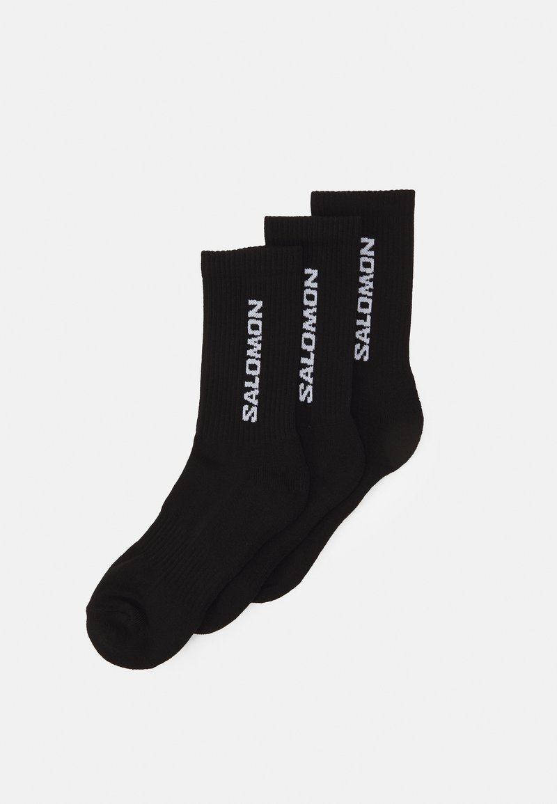 Salomon EVERYDAY CREW UNISEX 3 PACK - Calcetines - black