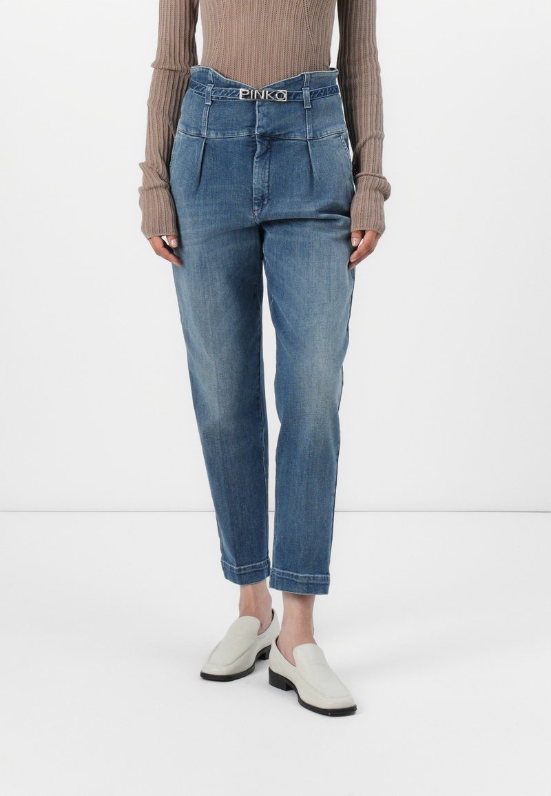 pinko Jeans Tapered Fit blauw