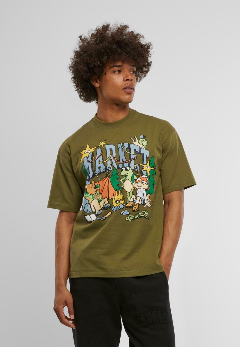Market BACKCOUNTRY BUDS - T-shirt con stampa - kelp