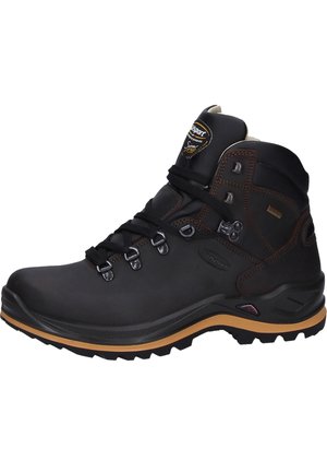 Lace-up ankle boots - dunkelbraun
