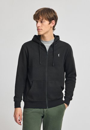 Polo Club KANGAROO ZIPPER RIGBY GO - Zip-up sweatshirt - black
