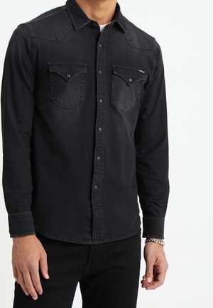 Vapaa-ajan kauluspaita - black denim