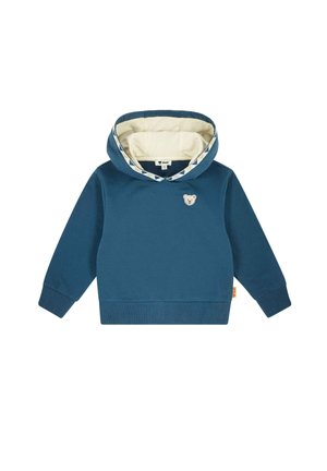 Steiff, SWEATSHIRT WOOF & FLUFF - Hoodie - dark denim